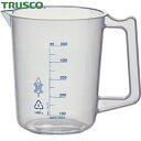 トラスコ TRUSCO ポリプロピレン青目盛ビーカー 500ml(取手付) (1個) 品番:HPB-500