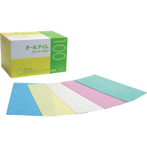 東京メディカル カウンタークロス 35x61cm ブルー （100枚入） (1箱) 品番：FT-103