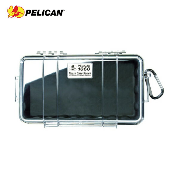 ペリカン PELICAN ツールケース マイクロケース 1060 黒 238×141×67 (1個) 品番：1060-025-100