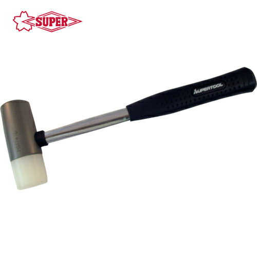 スーパーツール(SUPERTOOL) コンビネーションハンマー(鉄プラハンマー)1ポンド 全長：267mm (1本) 品番：HM7410