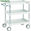 トラスコ TRUSCO ツールワゴン ファルコンワゴン 750×500 ウレタン双輪車 ホワイト (1台) 品番:FAW-773D-W