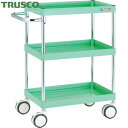 トラスコ TRUSCO ツールワゴン ファルコンワゴン 750×500 ウレタン双輪車 ヤンググリーン (1台) 品番:FAW-973D-YG