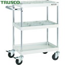 トラスコ TRUSCO ツールワゴン ファルコンワゴン750X500 仕切板付 ゴム車輪 ヤンググリーン (1台) 品番:FAW-973S2-YG