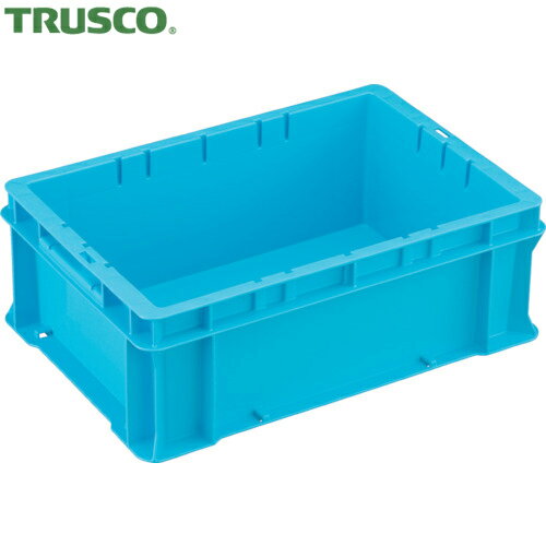 TRUSCO(トラスコ) F型エコキャップ再生コンテナ 12L ライトブルー (1個) 品番：F-2EC-LB