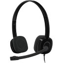 ロジクール Logicool ステレオ ヘッドセット H151 (1個) 品番:H151R