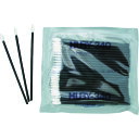 HUBY 3インチ 工業用綿棒(先端平型/導電プラ軸使用)FS-010SP (100本入) (1袋) 品番:FS-010SP