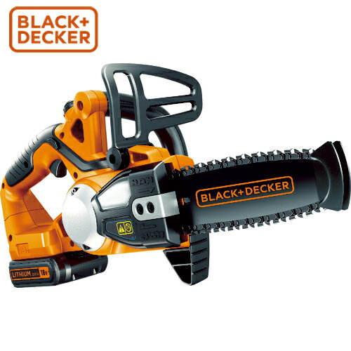 ブラックアンドデッカー 充電チェンソー 18Vチェーンソー (1台) 品番：GKC1820L2N-JP