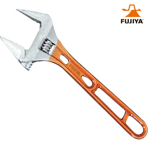 フジ矢 FUJIYA プロ用 ライトモンキー グリップ付 250mm 最大口開き43mm (1丁) 品番：FLA-43G-F