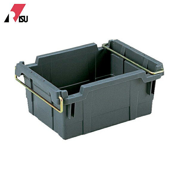 岐阜プラスチック工業 リス HB型コンテナ 117928 HB-25 グレー (1個) 品番：HB-25 GY