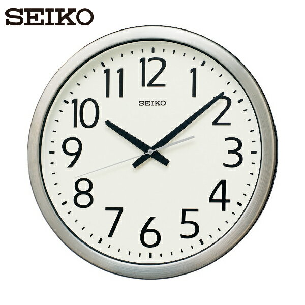 SEIKO(セイコー) 防湿・防塵型オフィスクロック 直径381×40 金属枠 (1個) 品番：KH406S