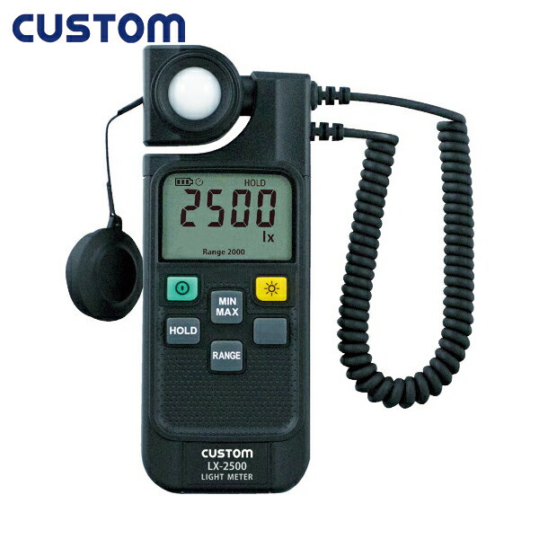 カスタム(CUSTOM) デジタル照度計 (1個) 品番：LX-2500