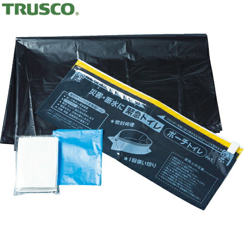 TRUSCO(トラスコ) 持ち運び携帯トイレ 大・小兼用 3回分セット入 (1S) 品番：KTOIDS-3S