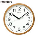セイコー SEIKO 電波掛時計 KX249B 天然木枠 (1個) 品番:KX249B
