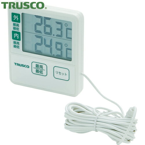 TRUSCO(トラスコ) 屋内屋外温度計 (1個) 品番：IOT-2070