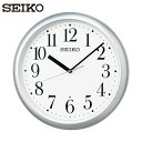 セイコー SEIKO スタンダード電波掛時計 KX218S 銀色 直径305mm (1個) 品番:KX218S