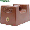 トラスコ TRUSCO M2級 鋳鉄製枕型分銅 10kg (1個) 品番:M2RW-10KG