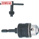 新亀製作所 サンフラッグ ドリルチャック 1.5-13mm (1個) 品番:JB-13