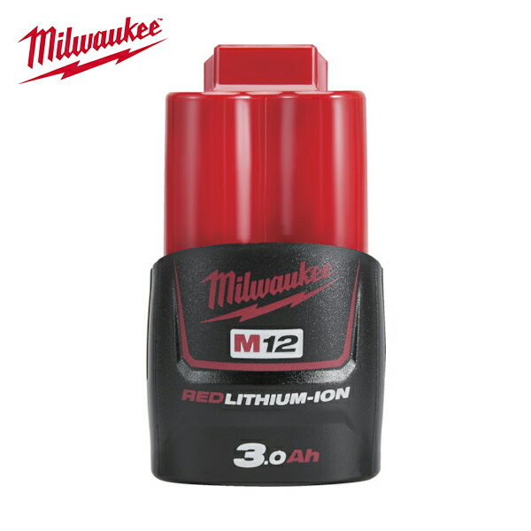 ミルウォーキー(Milwaukee) M12 3.0AHバッテリー (1個) 品番：M12 B3 JP