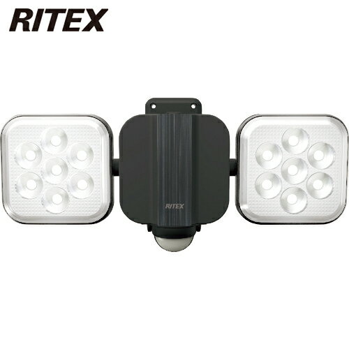 ライテックス RITEX 防犯用センサーライト 11W2灯フリーアーム式LEDセンサーライト (1台) 品番：LED-AC2022