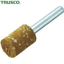 トラスコ TRUSCO ゴム軸付砥石 Φ15×幅20×軸6 #220 5本入 (1Pk) 品番:KI2215F