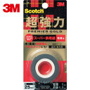 3M スリーエム スコッチ 超強力両面テープ プレミアゴールド スーパー多用途 粗面用 12mm×1.5m (1巻) 品番:KPR-12R(4)