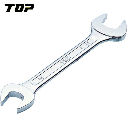 TOP トップ工業 プロ向け 両口スパナ ライナースパナ 6mm×7mm (1丁) 品番：L-6X7