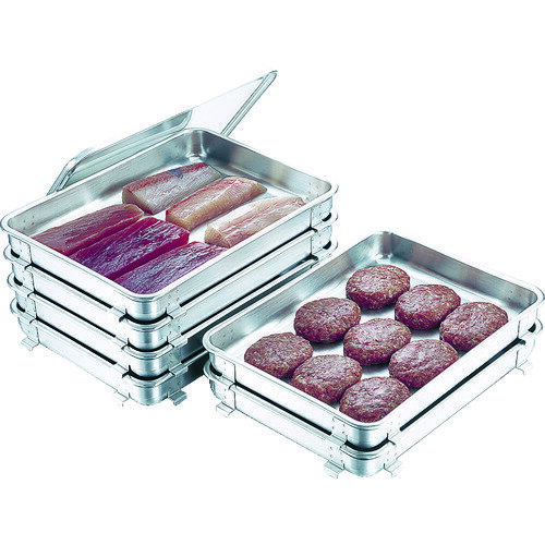 日本メタルワークス IKD 抗菌生鮮バット 10枚取 (1枚) 品番：K02700000970