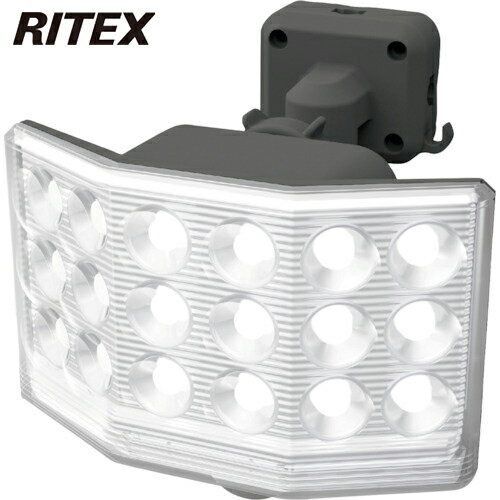 ライテックス 9Wワイド フリーアーム式LED乾電池センサーライト (1個) 品番：LED-170