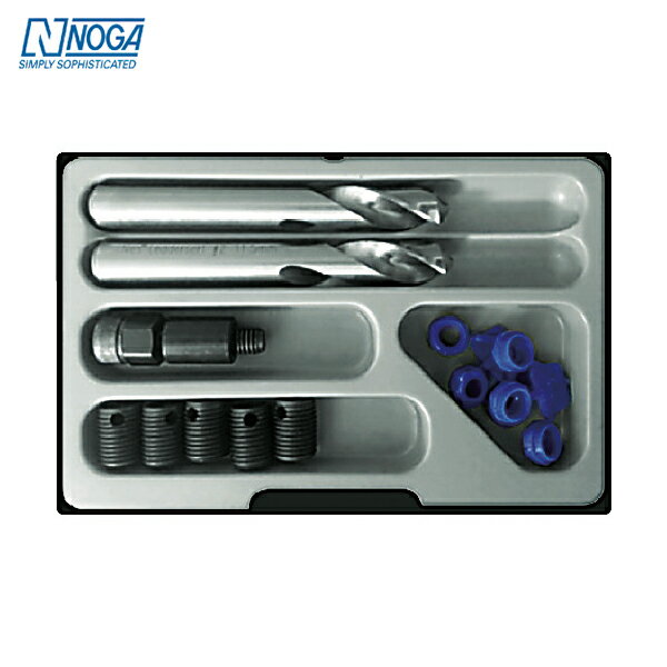 ノガ NOGA リーダーサート（ねじ補修キット）M12×1.75 (1S) 品番：LS10244