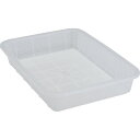 積水 角かご浅型 大 クリア (1個) 品番:K5412C