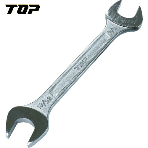 TOP トップ工業 プロ向け 両口スパナ ライナースパナ 19/32×5/8 (1丁) 品番：LI-19X20