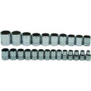 WILLIAMS 1/2ドライブ ソケットセット 12角 24個 (1S) 品番:JHWMSS-24RC