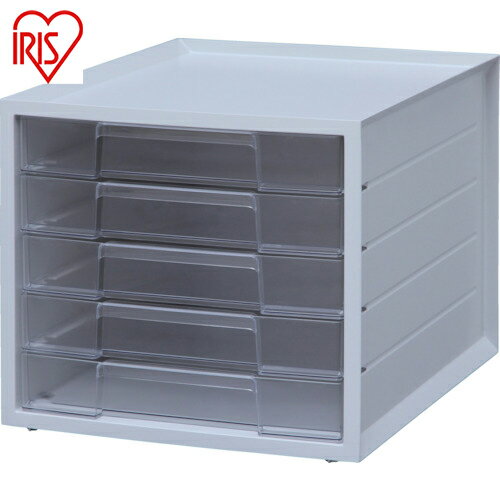 アイリスオーヤマ IRIS 207064 レターケース LCJ-5M-WH 5段 ホワイト (1台) 品番：LCJ-5M-WH