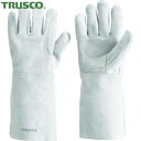 トラスコ TRUSCO ケブラー(R)糸使用溶接手袋 5本指 裏綿付 (1双) 品番:KEVY-T5