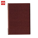 オープン工業 OP メニューファイル レザー調 B5 4頁 茶 (1冊) 品番:MN-170-BR