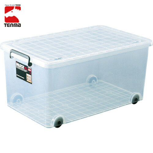 天馬 TENMA 収納ケース フタ付き インロック350L 440×740×350 (1個) 品番：110000541