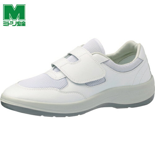 ミドリ安全 男女兼用 静電作業靴 エレパス NU403 ホワイト 23.0cm (1足) 品番：NU403-23.0