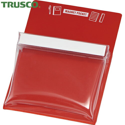 トラスコ TRUSCO マグネットポケットA5用 白 (1枚) 品番：MGP-A5-W