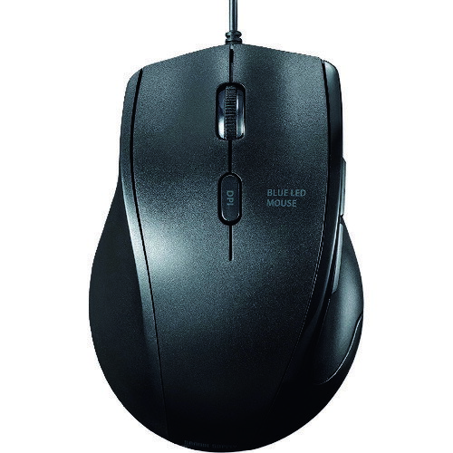 サンワサプライ 静音有線左手用マウス (1台) 品番：MA-BL165BK