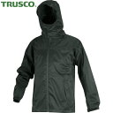トラスコ TRUSCO 雨具 合羽 カッパ フードが回るストレッチレインスーツ ツバつき ブラック M (1着) 品番:NRSR-BK-M
