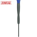 新亀製作所 サンフラッグ 特殊精密ドライバー Y型2.2mm 軸長50mm (1本) 品番:NO17-CB