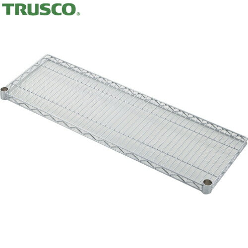 TRUSCO(トラスコ) スチール製メッシュラック用ハーフ棚 1205X270 (1枚) 品番：MEH-43S