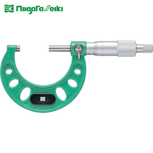 SK 新潟精機 標準外側マイクロメータ 測定範囲25〜50mm (1台) 品番：MC105-50
