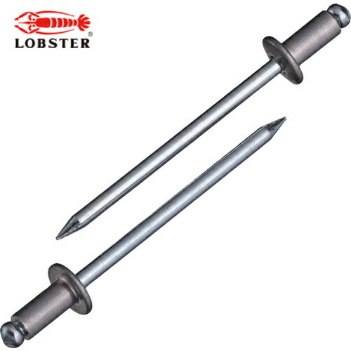 ロブテックス エビ ブラインドリベットエコBOX アルミ/スティール 6-3 （150本入） (1箱) 品番：NSA63EB