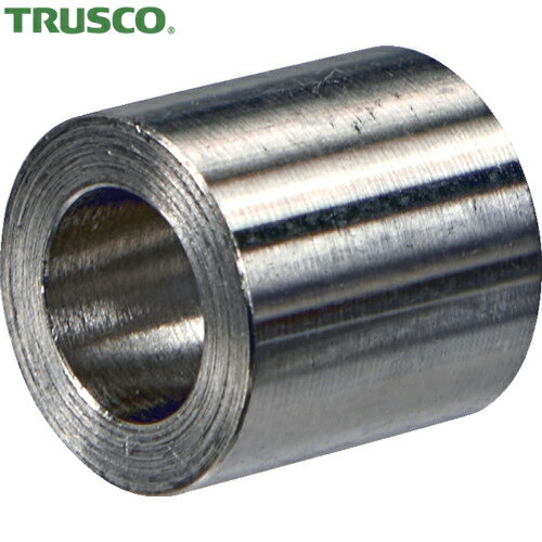 TRUSCO(トラスコ) 薄肉スペーサー 無電解ニッケル 内径8 外径10 厚み12 (1個) 品番：NITM8-10-12