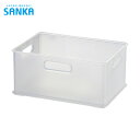 SANKA サンカ 収納ボックス ナチュラ インボックス S クリア (1個) 品番:NIB-SCL
