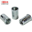 ロブテックス エビ ローレットナット(薄頭・スティール製) 板厚2.5 M5×0.8(1000個入) (1箱) 品番:NSK5MR