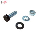 ダイドーハント 6角ボルト 頭黒 M6×20mm (2組入) (1袋) 品番:00065908
