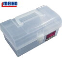 明邦化学工業 MEIHO 樹脂製工具箱 ミリオンBOXM 透明 (1個) 品番:MBOX-M-TM