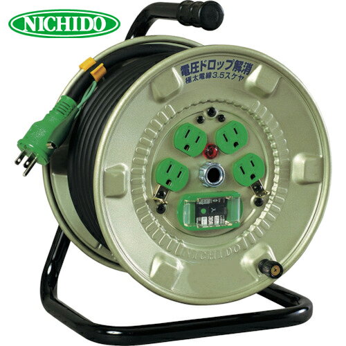 ư NICHIDO Źɥ Ĺɥ꡼ 100V ϳݸѥ֥졼  20m (1) ֡NNP-EB24F